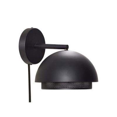 Hübsch Edge Vägglampa Svart