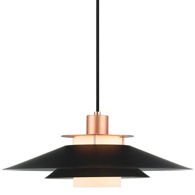 Halo Design RIVOLI Pendant Pendellampa Svart, Koppar Ø40 cm
