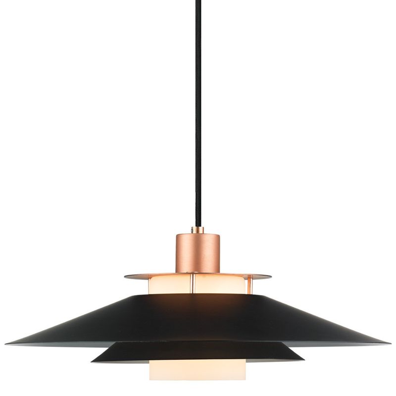 Halo Design RIVOLI Pendant Pendellampa Svart, Koppar Ø40 cm