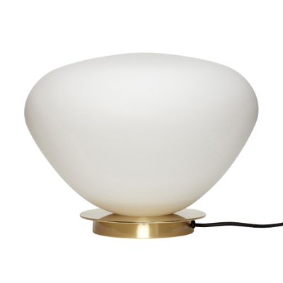 Hübsch Bean Bordslampa Vit