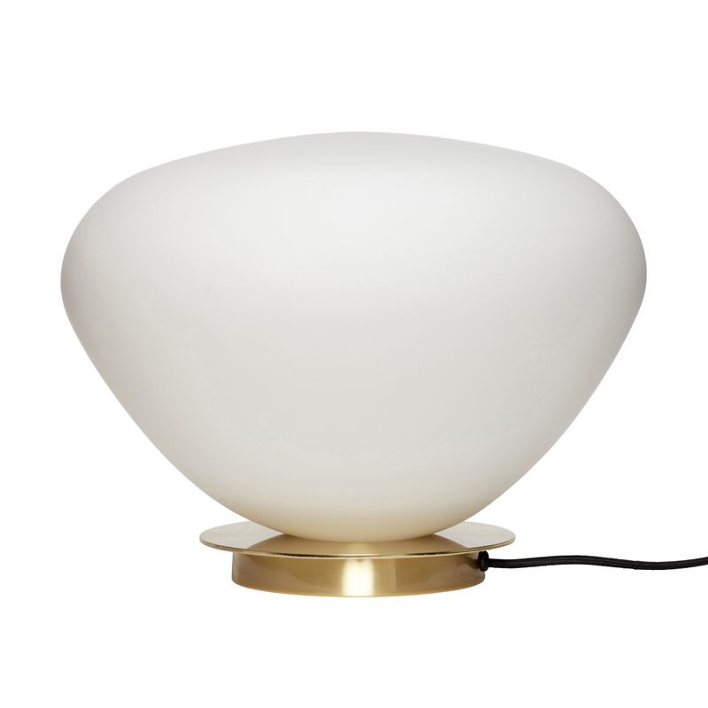 Hübsch Bean Bordslampa Vit