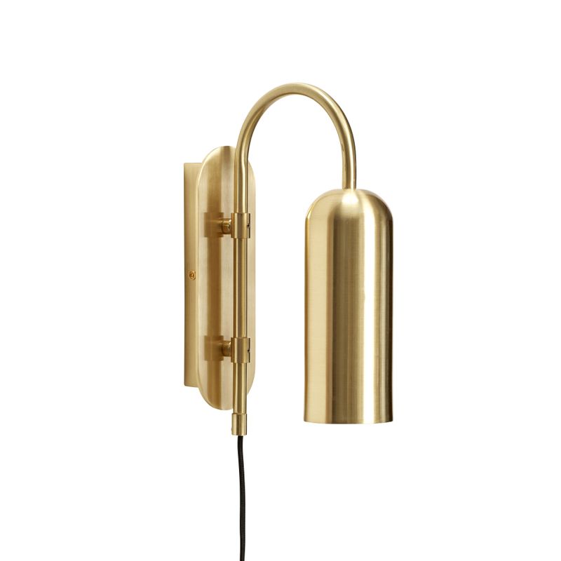 Hübsch Zenith Vägglampa Mässing