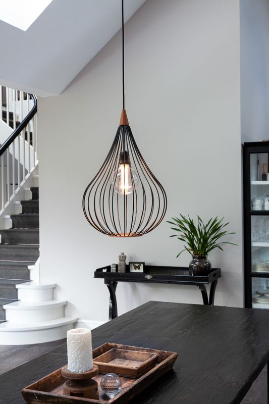 Halo Design DROPS Pendant Pendellampa Svart Ø38 cm