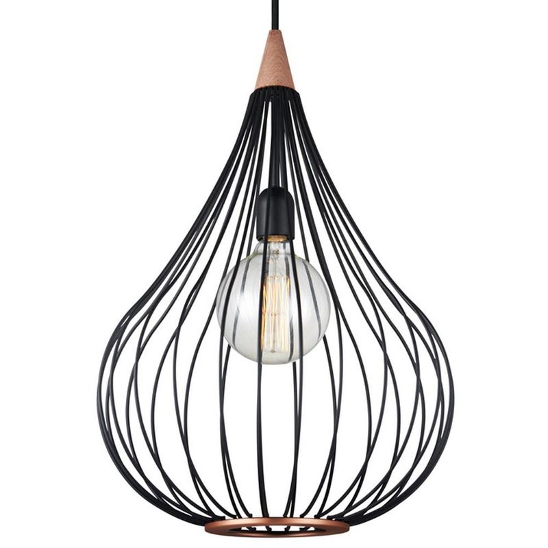 Halo Design DROPS Pendant Pendellampa Svart Ø38 cm