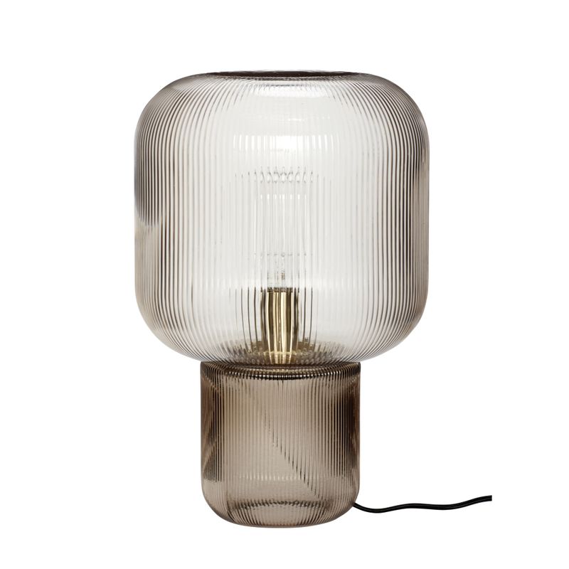 Hübsch Pirum Bordslampa Brun