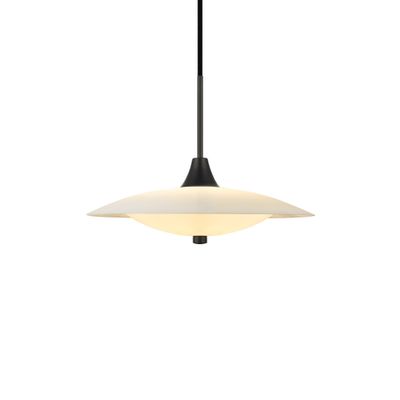 Halo Design BARONI Pendant Pendellampa Opal, Svart Ø35 cm