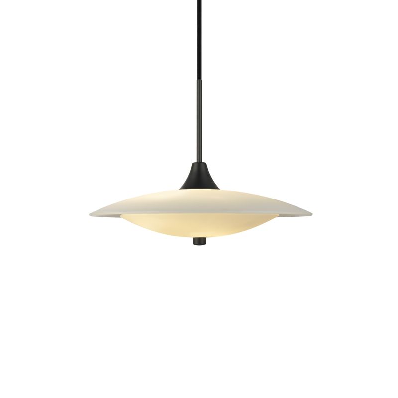 Halo Design BARONI Pendant Pendellampa Opal, Svart Ø40 cm