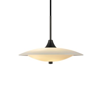 Halo Design BARONI Pendant Pendellampa Opal, Svart Ø40 cm