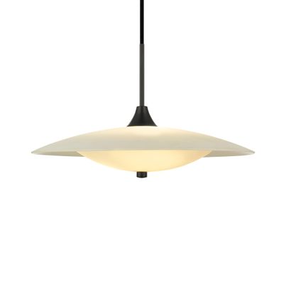 Halo Design BARONI Pendant Pendellampa Opal, Svart Ø46 cm