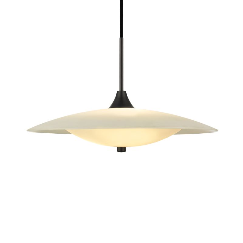 Halo Design BARONI Pendant Pendellampa Opal, Svart Ø46 cm