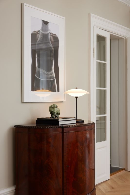 Halo Design BARONI Table Bordslampa Opal, Svart 40 cm