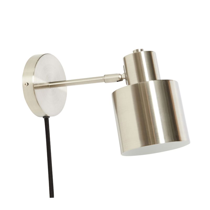Hübsch Fuse Vägglampa Nickel
