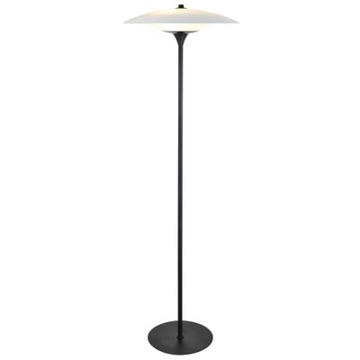Halo Design BARONI Floor Golvlampa Opal, Svart 150 cm