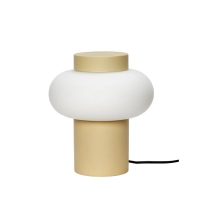 Hübsch Camp Bordslampa Beige
