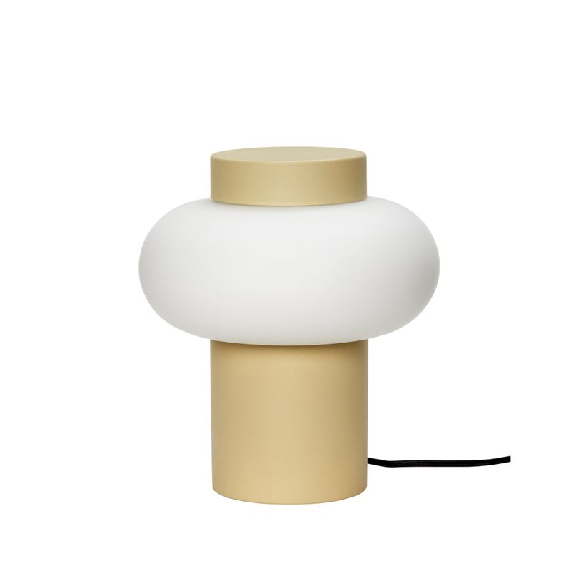 Hübsch Camp Bordslampa Beige