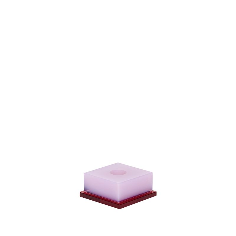 Hübsch Dust Ljusstake Rosa