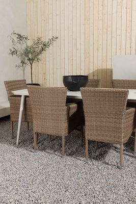 Venture Home Lina Rektangulär Matgrupp