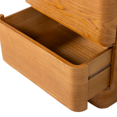 WOOOD Fejo Byrå/Nattduksbord 2 Lådor MDF Brun