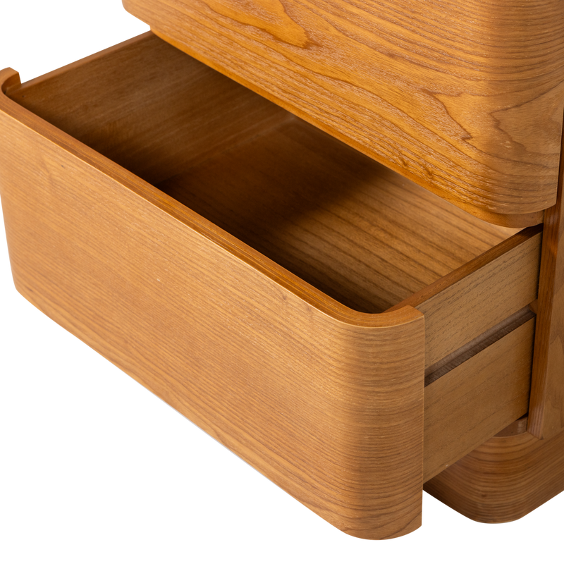 WOOOD Fejo Byrå/Nattduksbord 2 Lådor MDF Brun