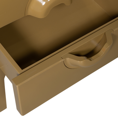 WOOOD Merge Byrå/Nattduksbord 2 Lådor Eukalyptus Honung