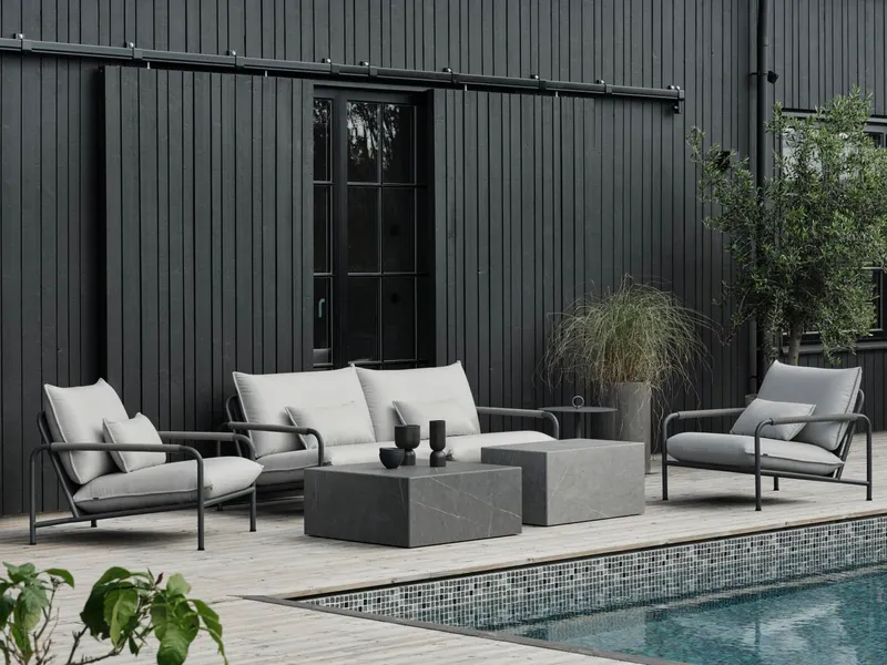 Brafab Lerberget 2,5-sits soffa antracit / ash