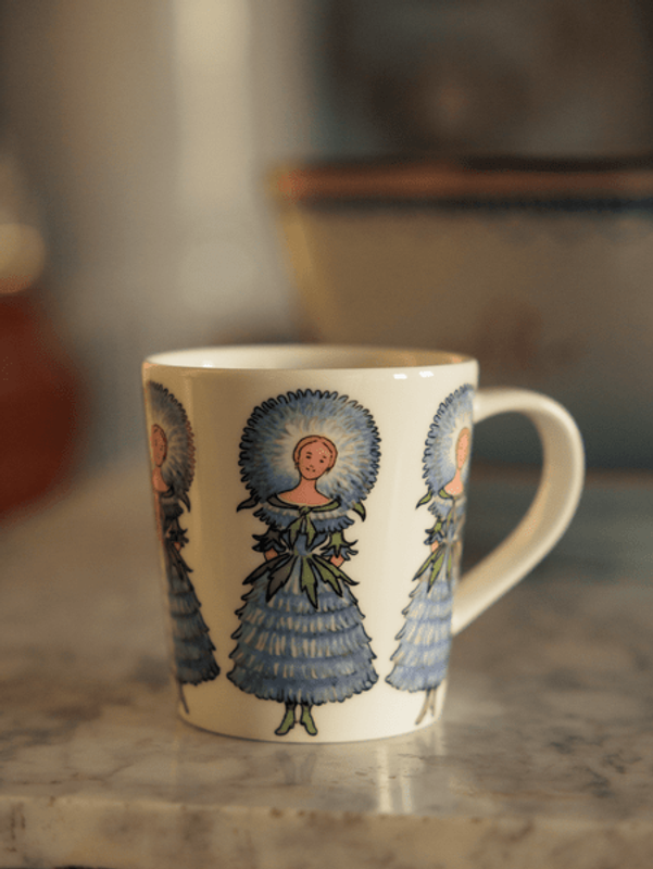 Design House Stockholm Elsa Beskow Mugg Mrs Aster 40 cl med öra