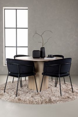 Venture Home Matgrupp Olivia med Selma Stolar