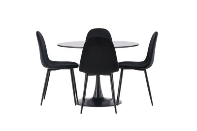 Venture Home Matgrupp Glade med 4st Matstolar Polar