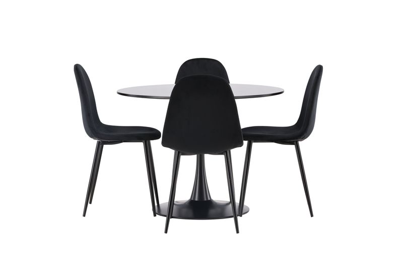 Venture Home Matgrupp Glade med 4st Matstolar Polar