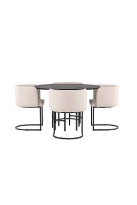 Venture Home Matgrupp Copenhagen med 4st matstolar Simrishamn