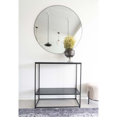 House Nordic Jersey Spegel Svart 100 cm