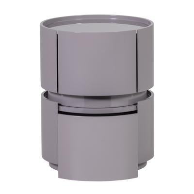 WOOOD Lunex Byrå/Nattduksbord Högblank Ljusgrå