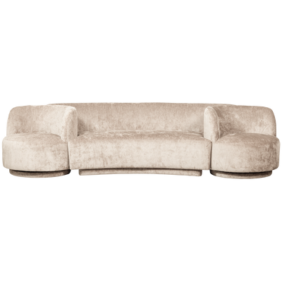 WOOOD COMBI-POPULAR: Soffa + Fåtöljer Naturlig