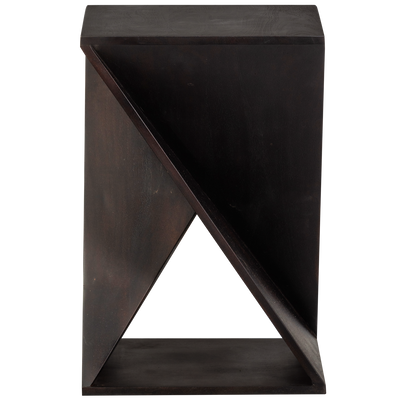 WOOOD IKEM Sidobord Acaciahout Mörkbrun