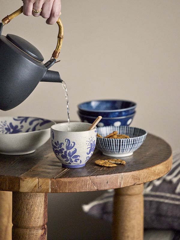Creative Collection Camellia Skål, Blå, Porcelain - 12-pack