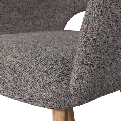 WOOOD Murat Matstol Mullvad med Träben 2 st