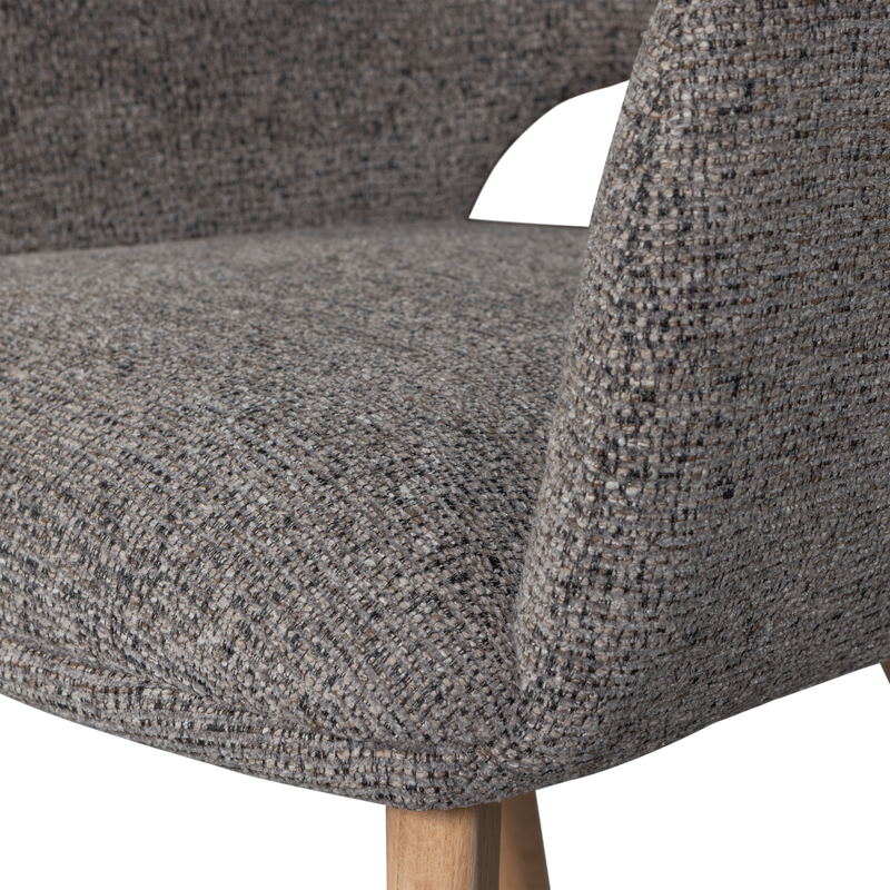 WOOOD Murat Matstol Mullvad med Träben 2 st