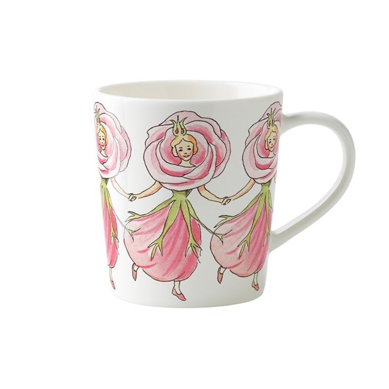 Design House Stockholm Elsa Beskow Rosa mugg 40 cl med öra