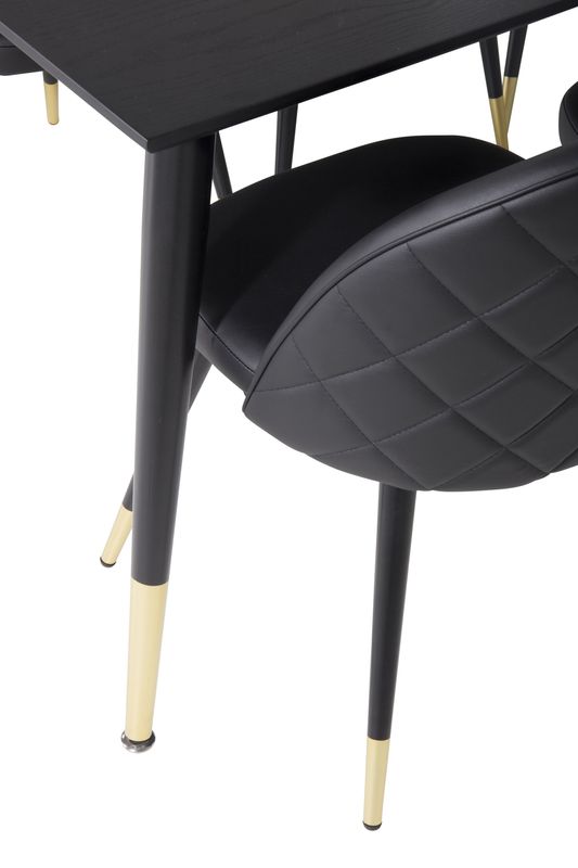 Venture Home Matgrupp Dipp med stolar Velvet