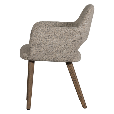 WOOOD Murat Matstol Natur med Träben Brun 2 st