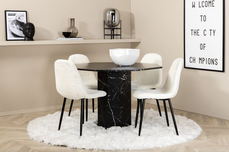 Venture Home Matgrupp Marbs med stolarna Polar