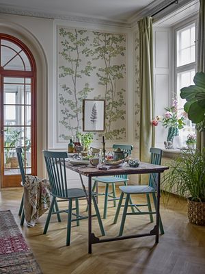 Bloomingville Corval Illustration med Ram i Svart Granträ