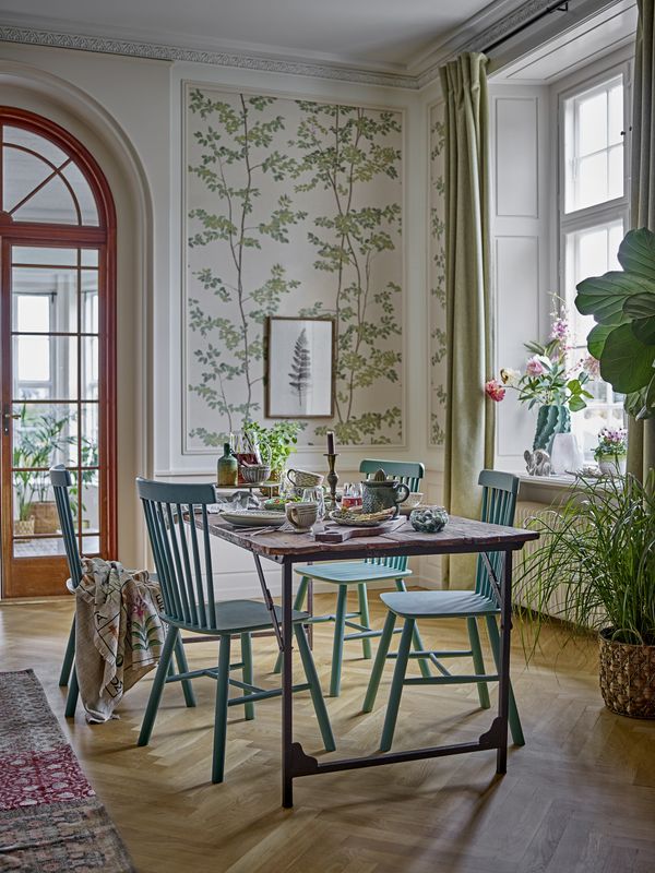 Bloomingville Corval Illustration med Ram i Svart Granträ