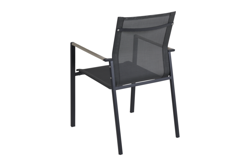 Brafab Lyra Karmstol Svart/Grå