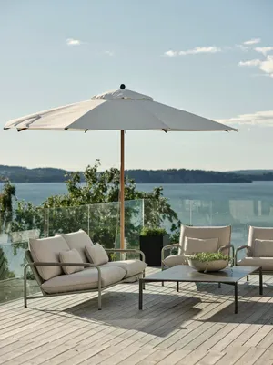 Brafab Lerberget 2,5-sits soffa grön / ash