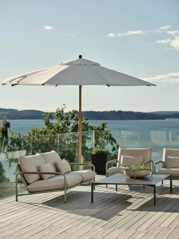 Brafab Lerberget 2,5-sits soffa grön / ash