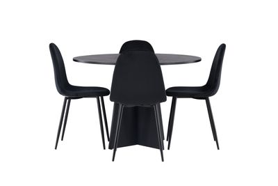 Venture Home Matgrupp Bootcut med 4st Matstolar Polar