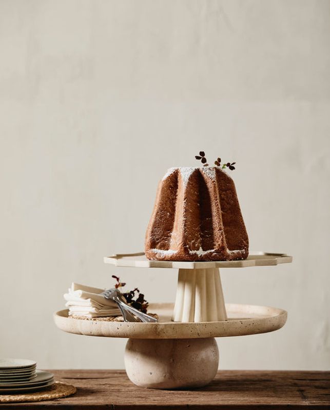 Nordal MINU bricka på fot - elfenben