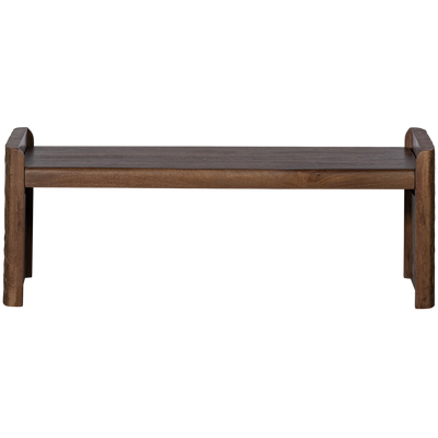 WOOOD Prop Bänk med Utformade Ben i Mangoträ Varmbrun