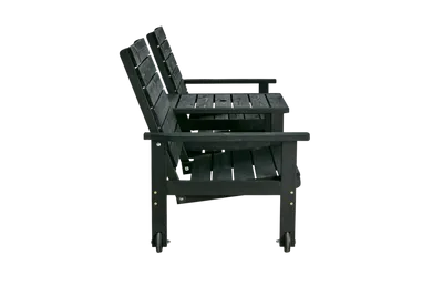 Brafab DU o JA 2-sitssoffa Svart